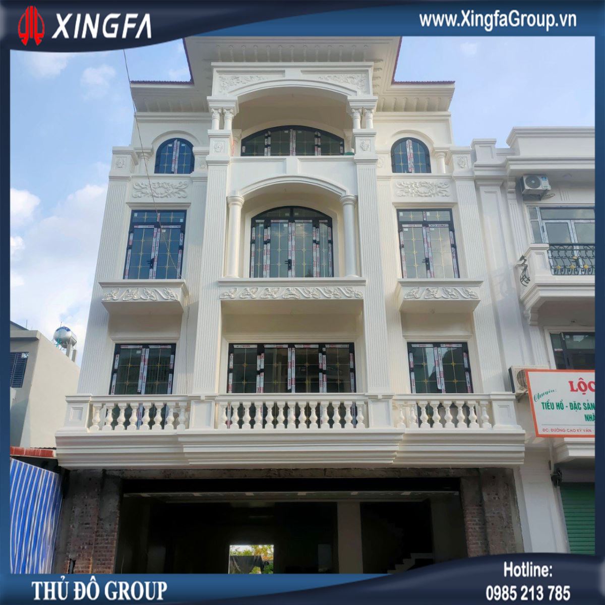 Thủ Đô Group Thi Công Cửa Nhôm XINGFA Tại Tân Yên, Bắc Giang