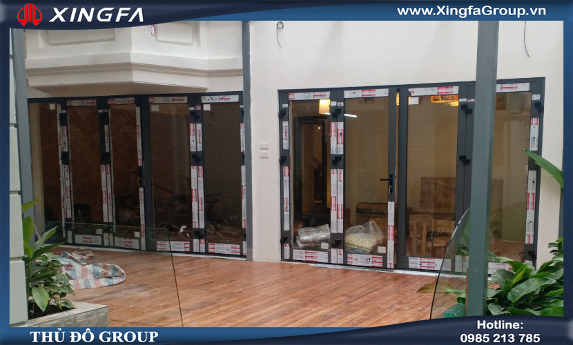 Thủ Đô Group Lắp Đặt Cửa Nhôm XINGFA Tại Kim Mã, Ba Đình, Hà Nội