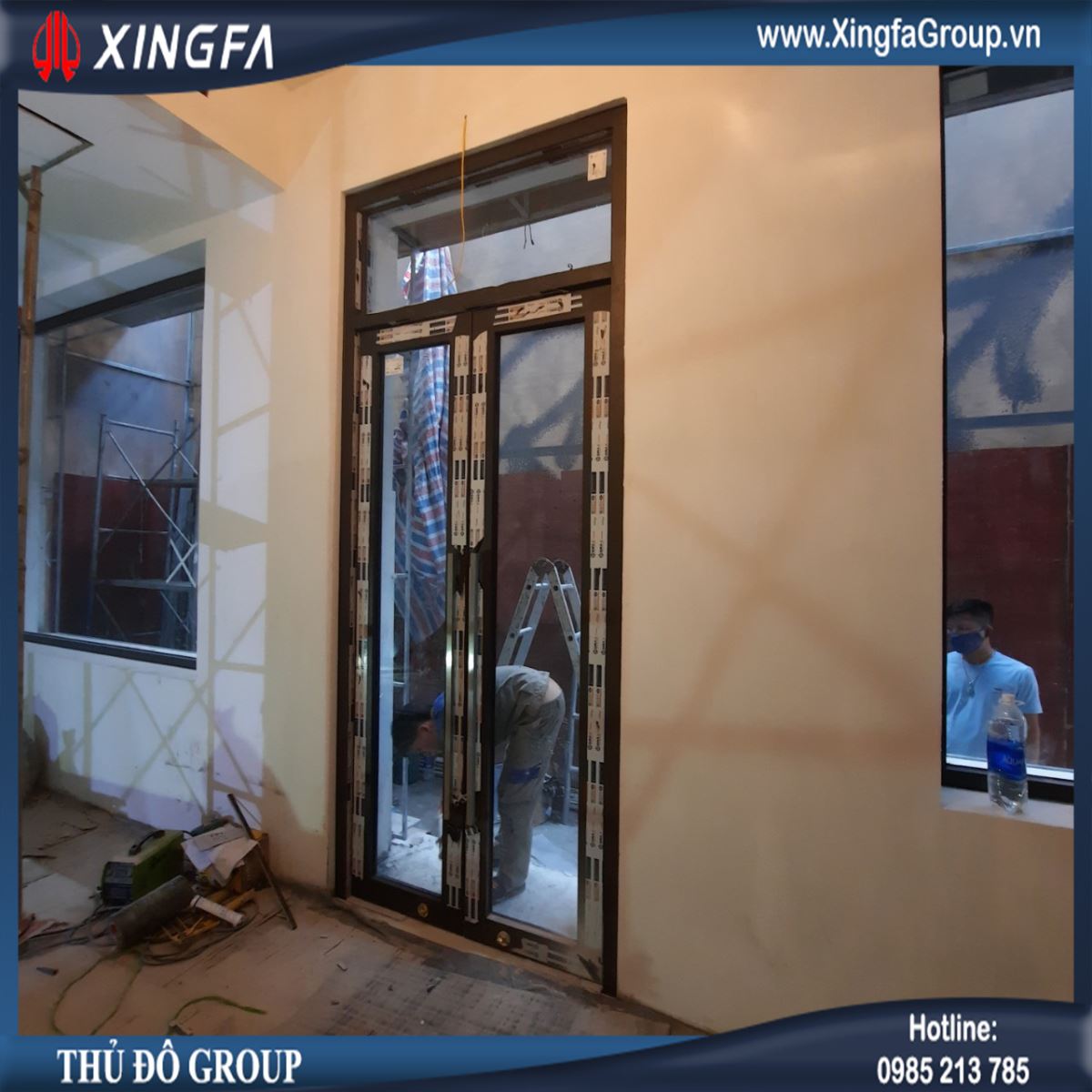 Thủ Đô Group Lắp Đặt Cửa Nhôm MAXLIGHT Tại Tràng Tiền, Hoàn Kiếm, Hà Nội