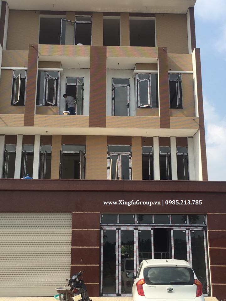 CÔNG TRÌNH LẮP ĐẶT CỬA NHÔM XINGFA CHÍNH HÃNG TẠI BẮC NINH