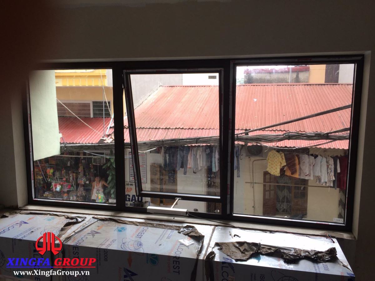 Công Trình Lắp Đặt Cửa Nhôm Xingfa Tem Đỏ Tại Võ Chí Công, Hà Nội