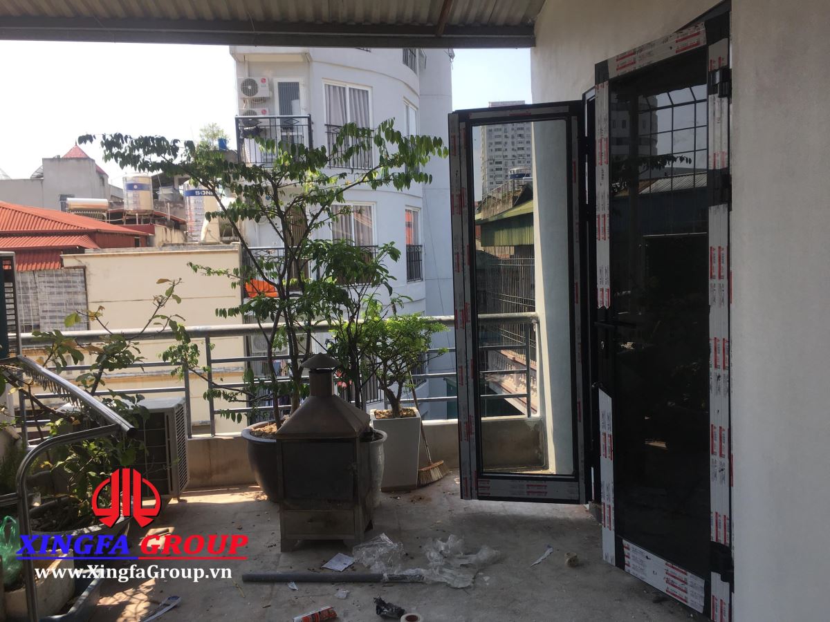 Công Trình Lắp Đặt Cửa Nhôm Xingfa Tại Thái Hà, Đống Đa, Hà Nội