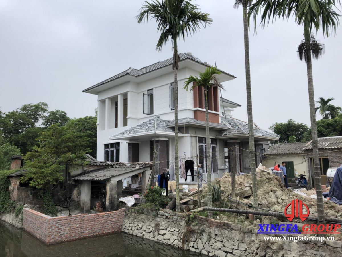 Công Trình Thi Công Cửa Nhôm Xingfa Chính Hãng Tại An Lão, Hải Phòng