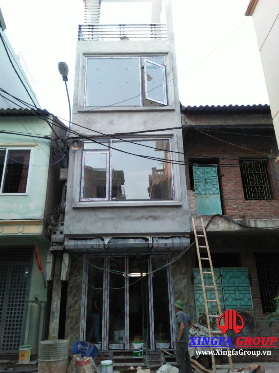 Công Trình Lắp Đặt Cửa Nhôm Xingfa Nhập Khẩu Tại Lai Xá, Hoài Đức