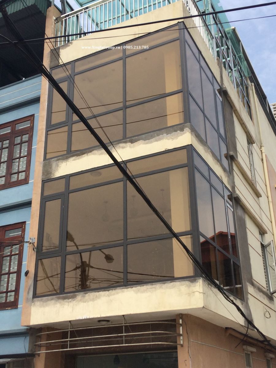 CÔNG TRÌNH LẮP ĐẶT CỬA NHÔM XINGFA TẠI NGỌC THỤY