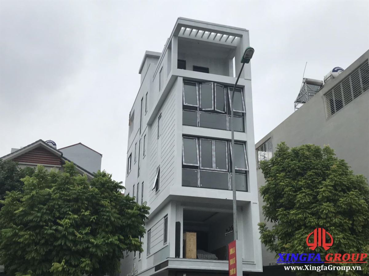 Công Trình Thi Công Cửa Nhôm Xingfa Tại Lâm Hạ, Long Biên, Hà Nội