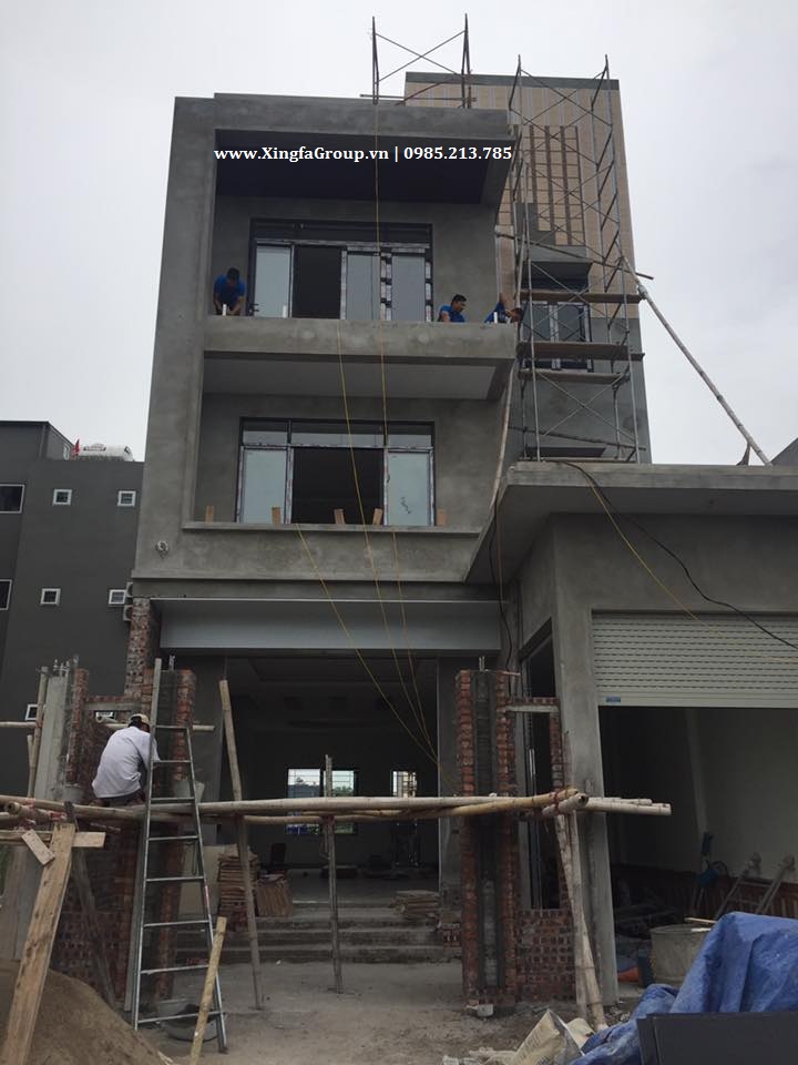 CÔNG TRÌNH LẮP ĐẶT CỬA NHÔM XINGFA TẠI TP.NAM ĐỊNH