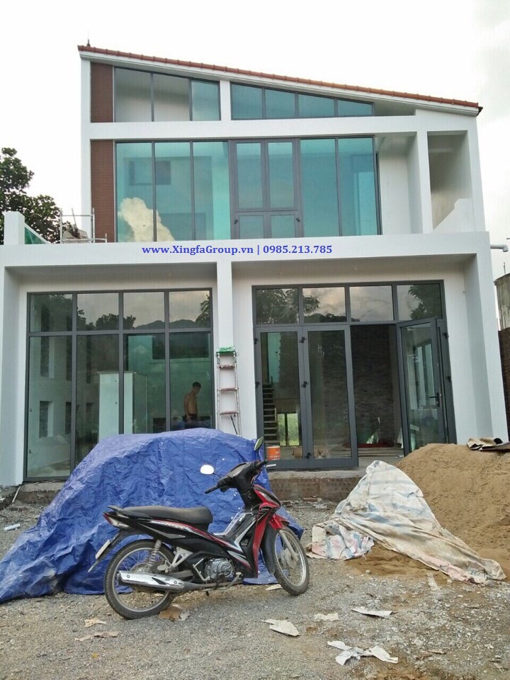 CÔNG TRÌNH LẮP ĐẶT CỬA NHÔM XINGFA TẠI VẠN PHÚC
