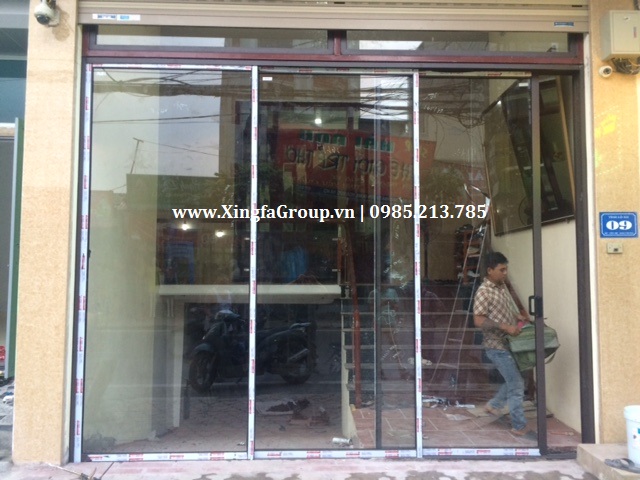nhom xingfa, nhôm xingfa nhập khẩu, xingfa, cua nhom xingfa, cua nhom, cửa nhôm, cửa nhôm xingfa tem đỏ, LẮP ĐẶT CỬA NHÔM XINGFA MỞ TRƯỢT 3 CÁNH 3 RAY TẠI LÀNG NGHỀ SƠN ĐỒNG, HOÀI ĐỨC, HÀ NỘI