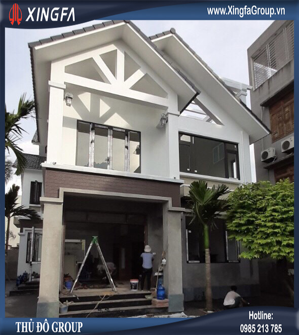 Thủ Đô Group Lắp Đặt Cửa Nhôm XINGFA Tại Lâm Du, Long Biên, Hà Nội