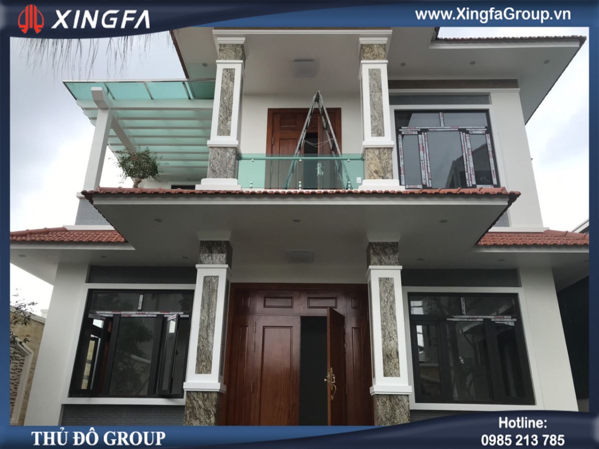 Thủ Đô Group Lắp Đặt Cửa Nhôm XINGFA Cầu Cách Nhiệt Tại Hưng Yên