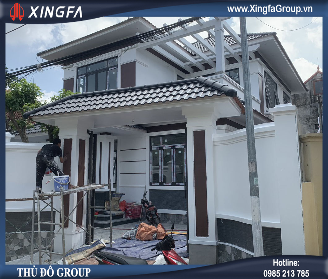 Thi Công Cửa Nhôm XINGFA Nhập Khẩu Tại Đắc Sở, Hoài Đức, Hà Nội