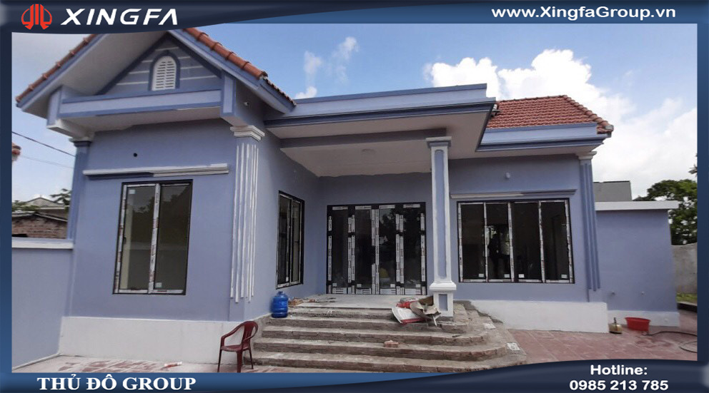Thủ Đô Group Thi Công Cửa Nhôm XINGFA Tại Kiến Xương, Thái Bình