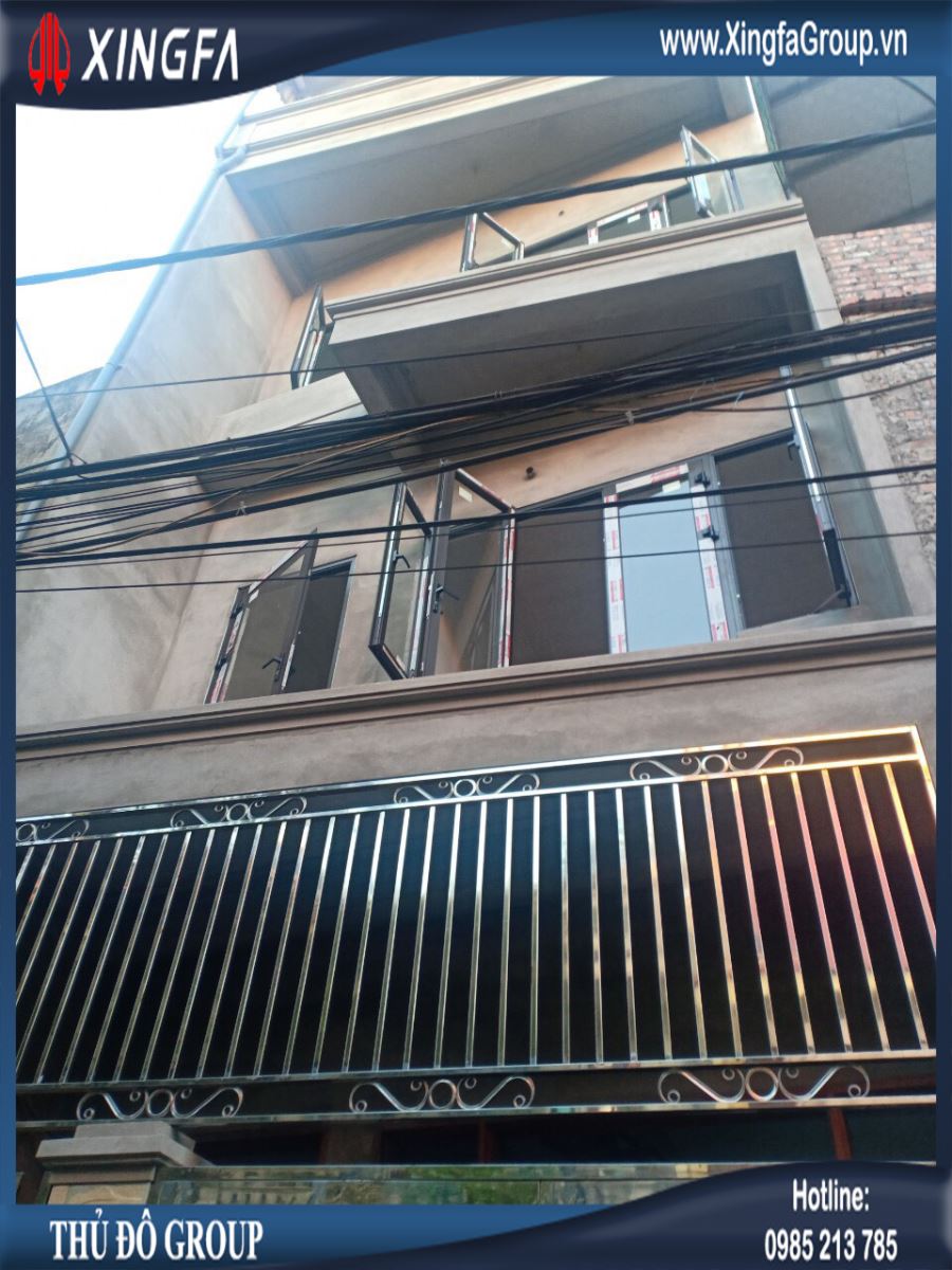 Thủ Đô Group Lắp Đặt Cửa Nhôm XINGFA Tại Việt Hưng, Long Biên, Hà Nội