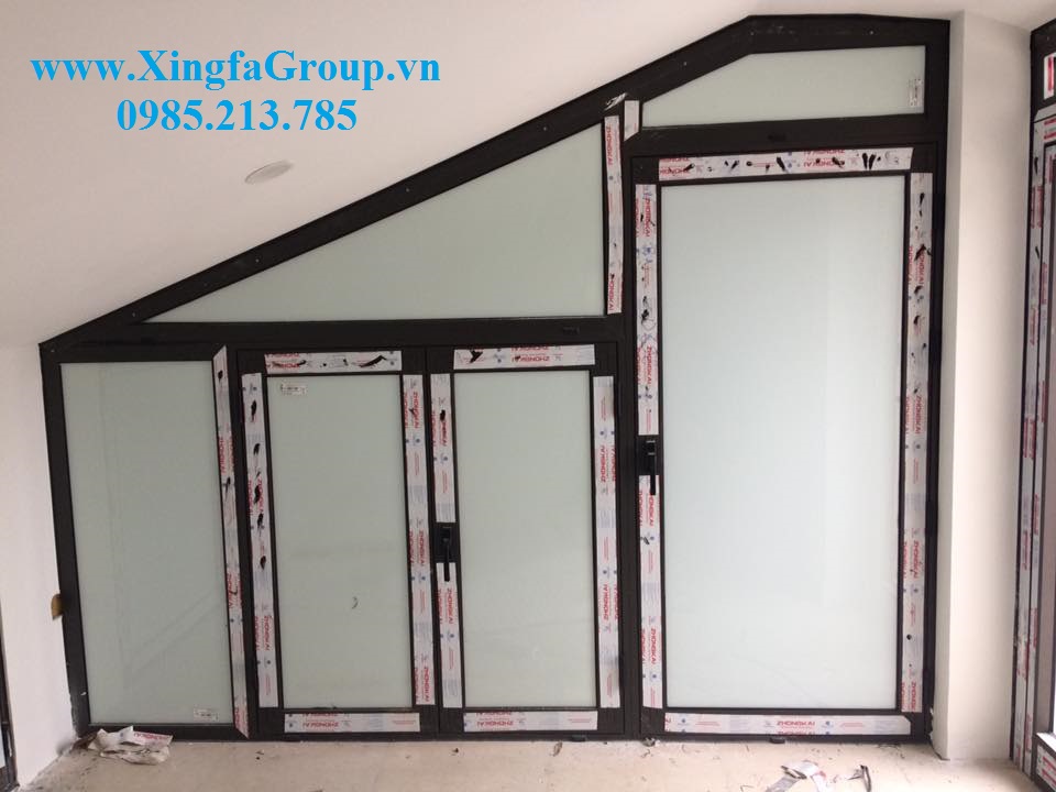 Vách Kính Cố Định Nhôm XINGFA Nhập Khẩu Chính Hãng 100%
