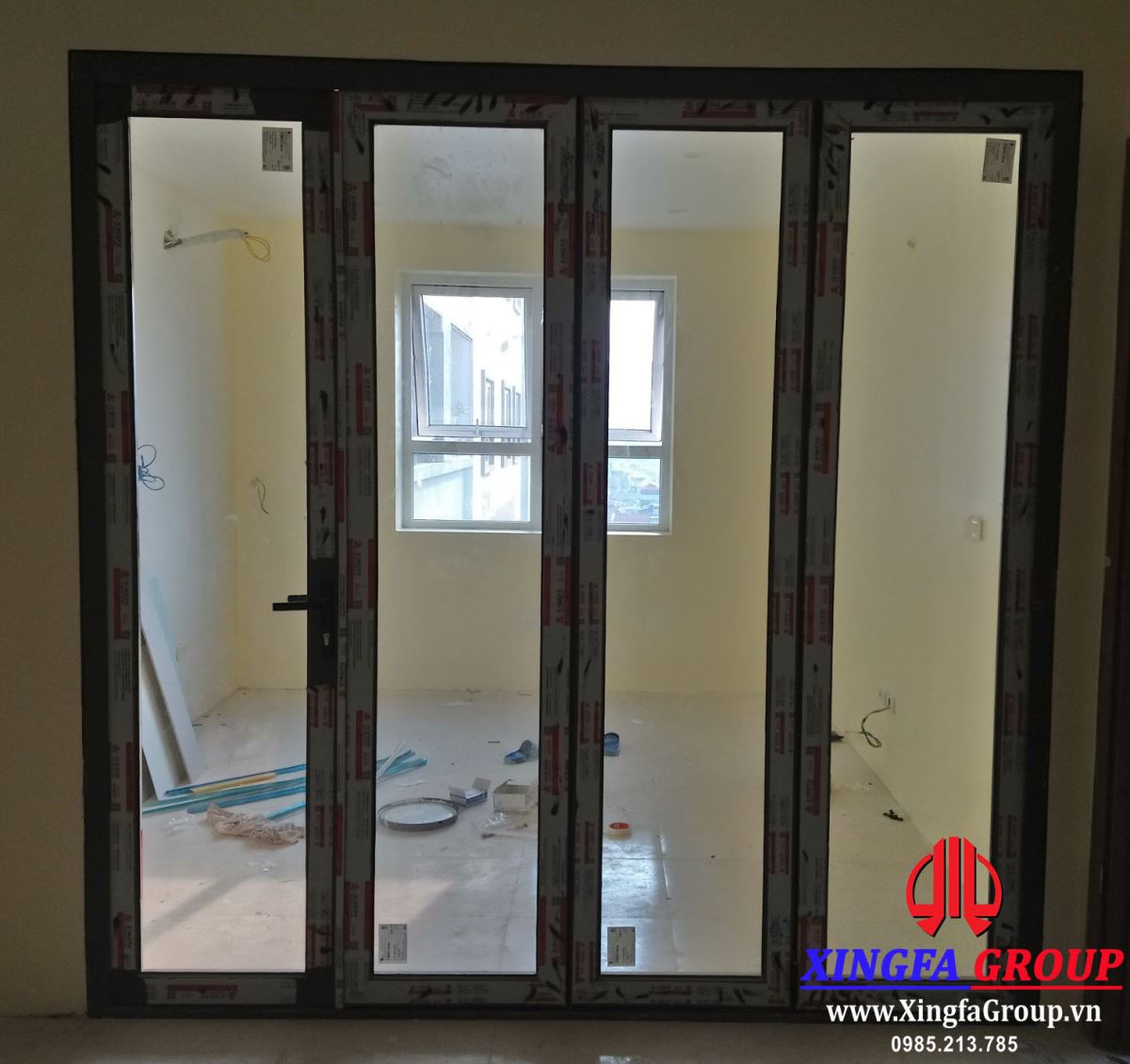 Lắp Đặt Cửa Nhôm Xingfa Tại Chung Cư K35 Tân Mai, Hoàng Mai, Hà Nội