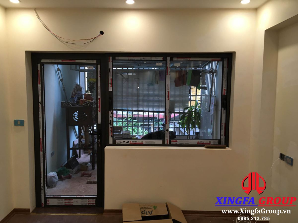 Công Trình Lắp Đặt Cửa Nhôm XINGFA Tại Láng Hạ, Đống Đa, Hà Nội