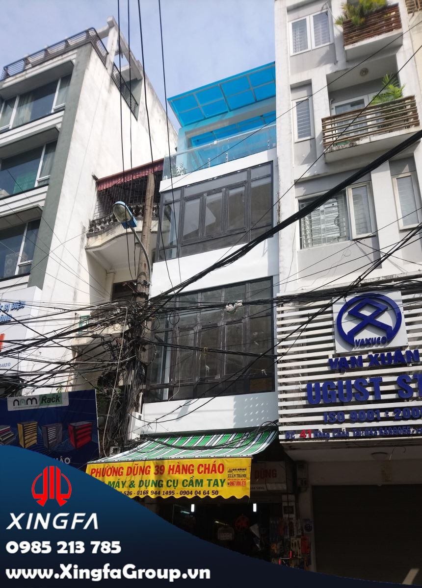 Thủ Đô Group Lắp Đặt Cửa Nhôm XINGFA Tại Hàng Cháo, Đống Đa, Hà Nội