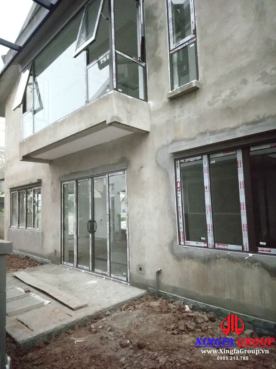 Công Trình Thi Công Cửa Nhôm Xingfa Tại Khu Biệt Thự Mimosa, Ecopark