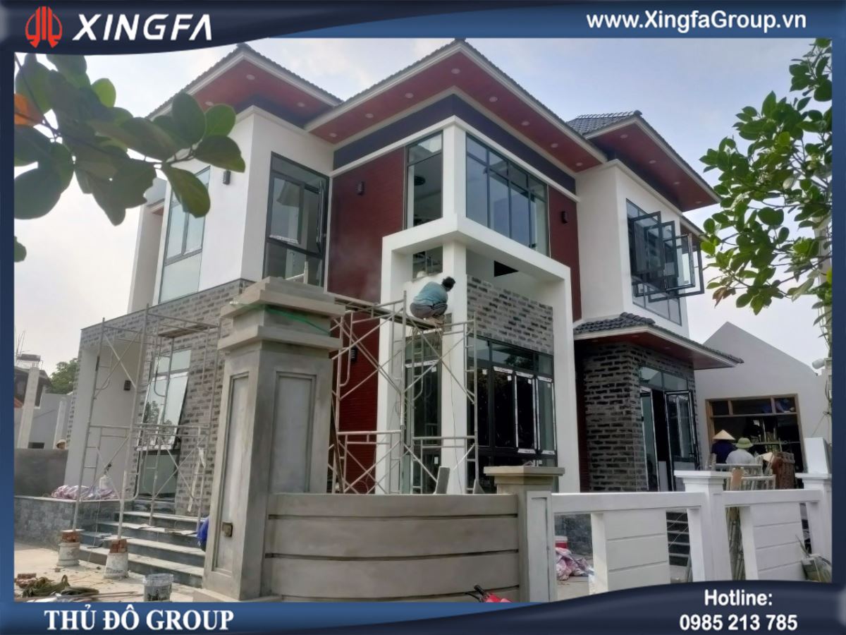 Thủ Đô Group Lắp Đặt Cửa Nhôm XINGFA Tại Phú Xuyên, Hà Nội