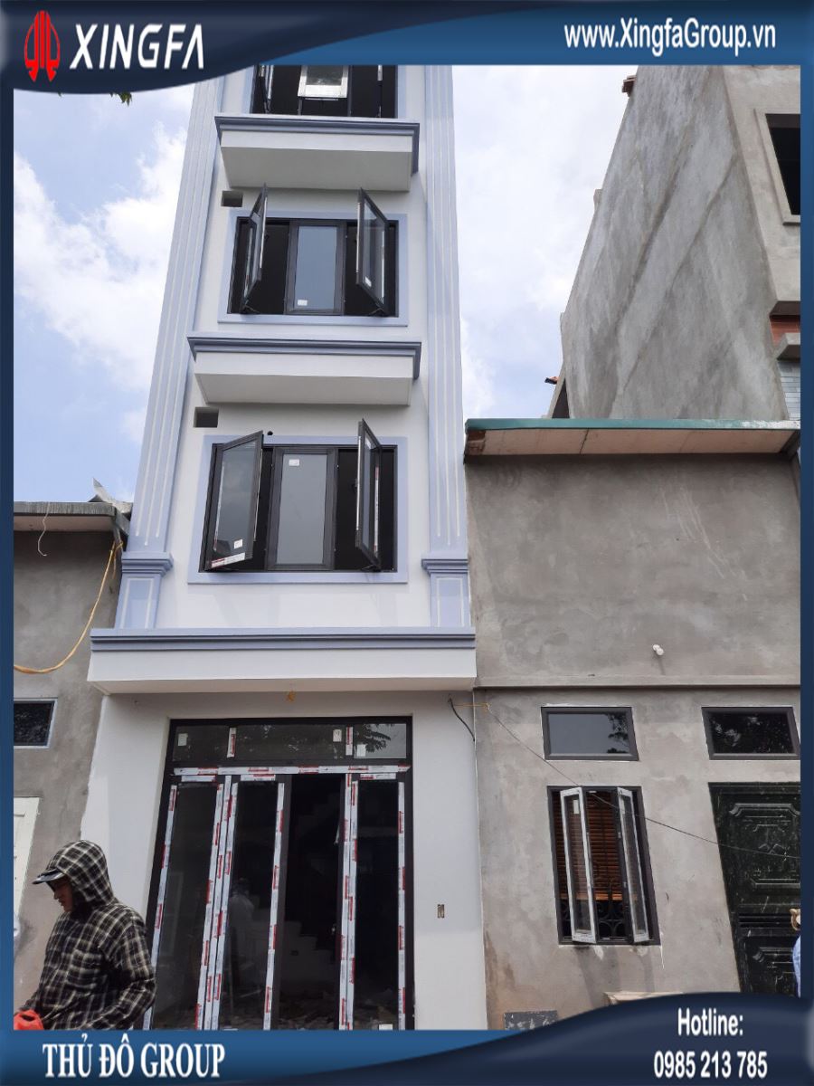 Thủ Đô Group Thi Công Cửa Nhôm XINGFA Tại Lạc Long Quân, Hà Nội