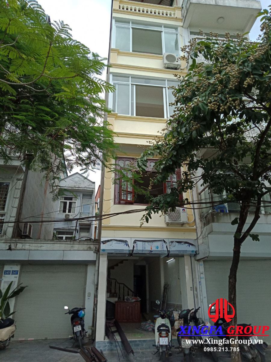 Công Trình Lắp Đặt Cửa Nhôm Xingfa Tại Trích Sài, Tây Hồ, Hà Nội