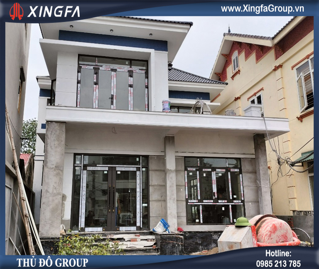 Thủ Đô Group Lắp Đặt Cửa Nhôm XINGFA Tại Thị Trấn Đông Anh, Hà Nội