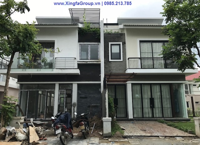 Công Trình Lắp Đặt Cửa Nhôm XINGFA Tại KĐT Xanh Villas, Thạch Thất
