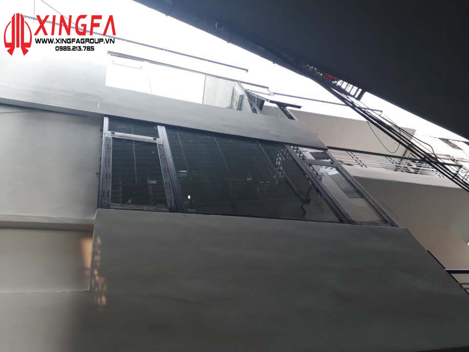 Công Trình Lắp Đặt Cửa Nhôm Xingfa Nhập Khẩu Tại Phố Cửa Bắc, Hà Nội