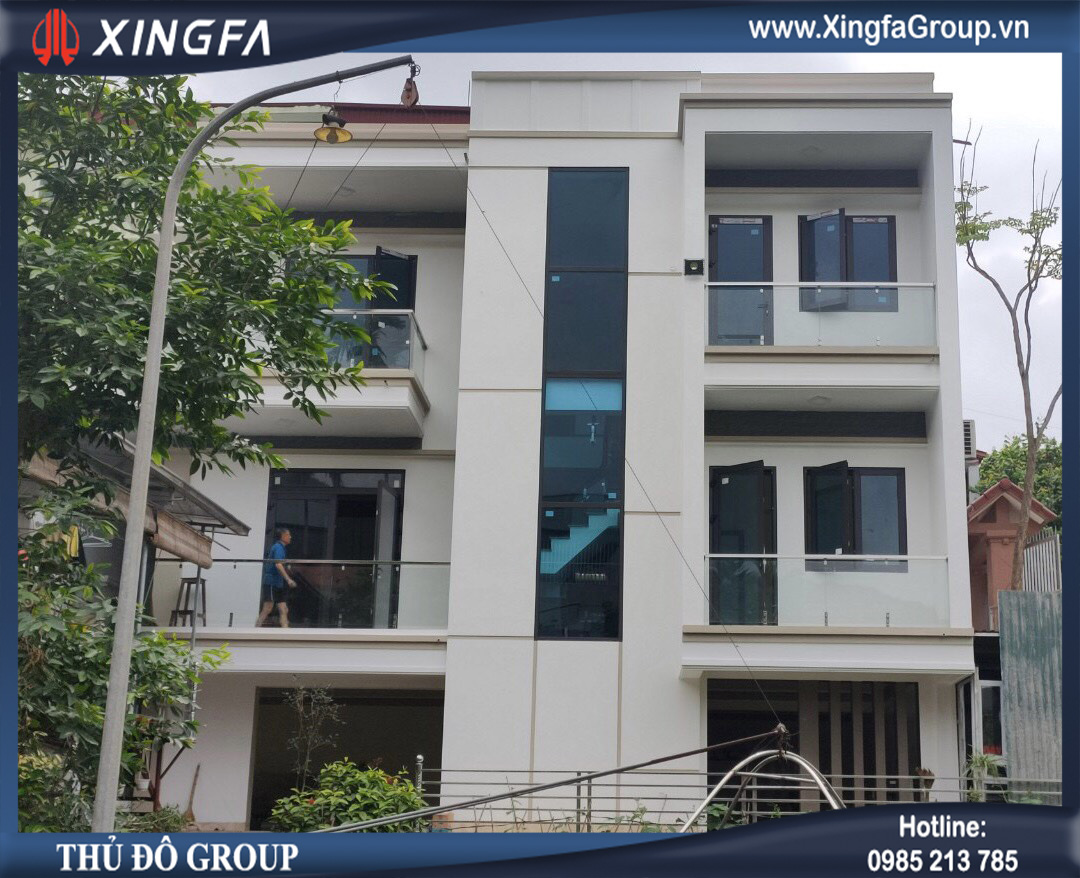 Thủ Đô Group Lắp Đặt Cửa Nhôm XINGFA Tại Lạc Thủy, Hòa Bình