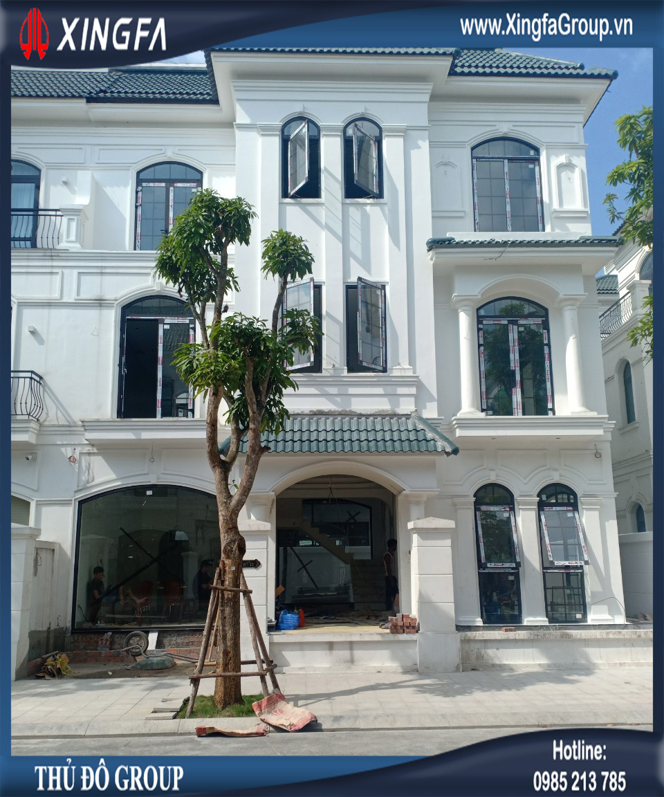 Thủ Đô Group Thi Công Cửa Nhôm XINGFA Tại Vinhomes Hải Phòng