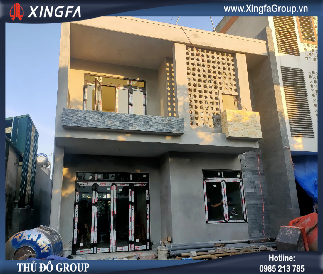 Thủ Đô Group Thi Công Cửa Nhôm XINGFA Tại Tân Bình, Thái Bình