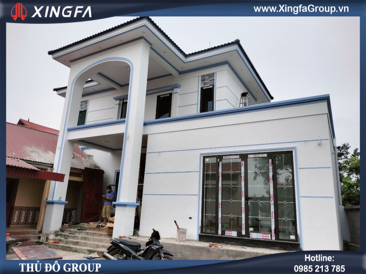 Thủ Đô Group Thi Công Cửa Nhôm XINGFA Tại Việt Yên, Bắc Giang