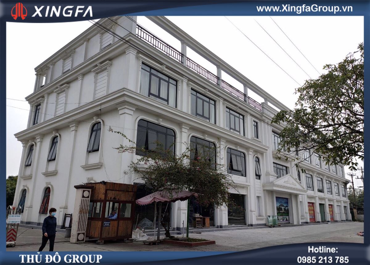 Thủ Đô Group Lắp Đặt Cửa Nhôm Xingfa Tại TTTM Phú Minh, Yên Mỹ, Hưng Yên