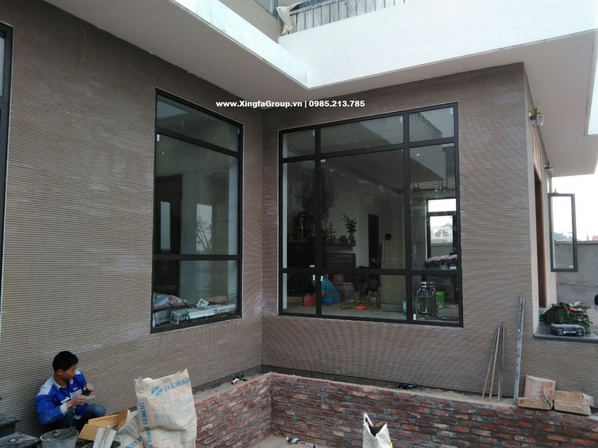 Hình ảnh cửa nhôm XINGFA thực tế nhập khẩu & hàng giả nhái