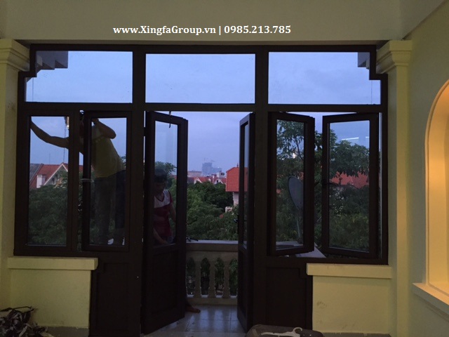 cua nhom, cửa nhôm, nhom xingfa, nhôm xingfa, nhôm xingfa nhập khẩu, Mẫu thiết kế cửa nhôm Xingfa nhập khẩu sử dụng thanh pano nhôm độc và lạ hiếm thấy