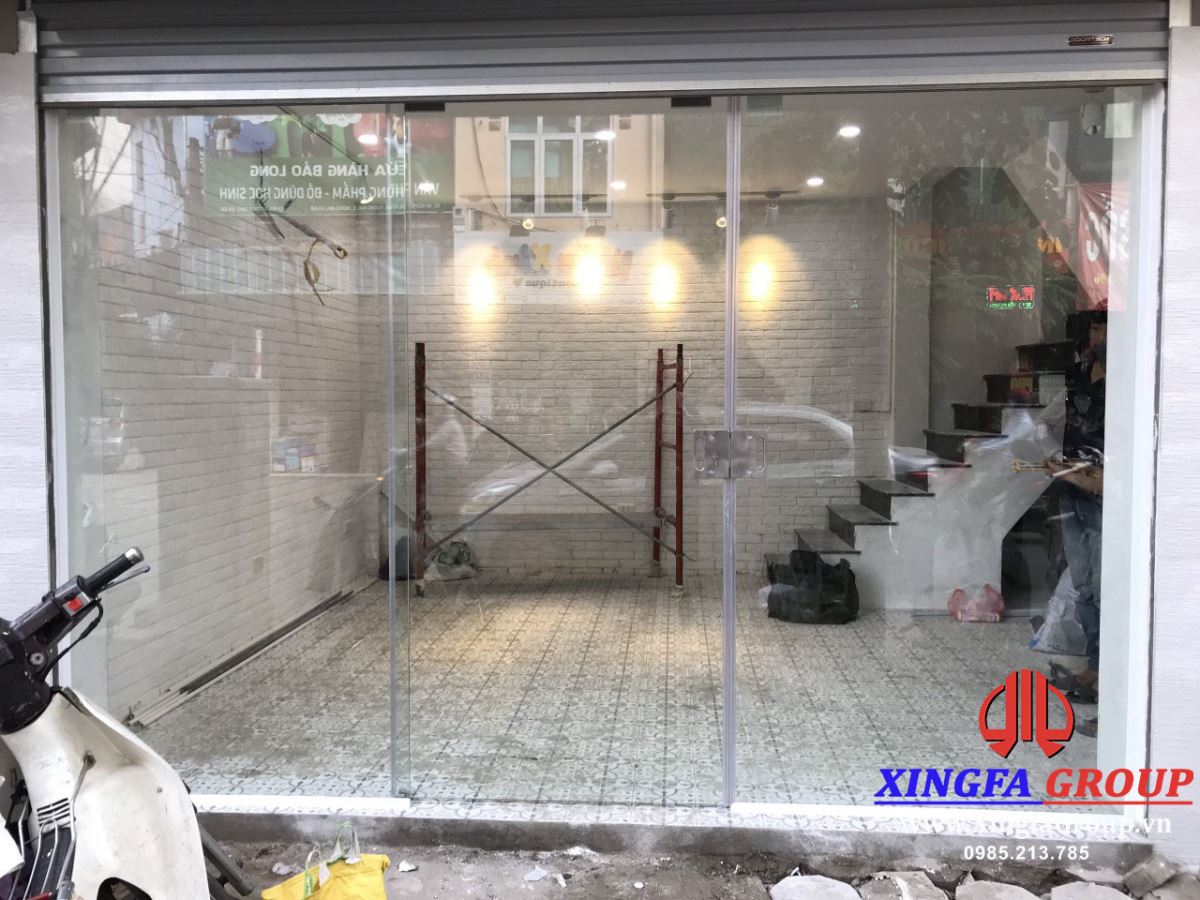 Thủ Đô Group Lắp Đặt Cửa Kính Cường Lực Tại Nguyễn An Ninh, Hoàng Mai, Hà Nội