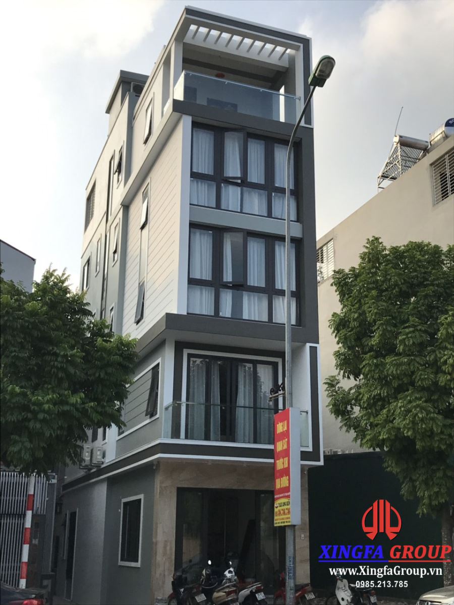 Thi Công Cửa Nhôm Xingfa Nhập Khẩu Tại Lâm Hạ, Long Biên, Hà Nội