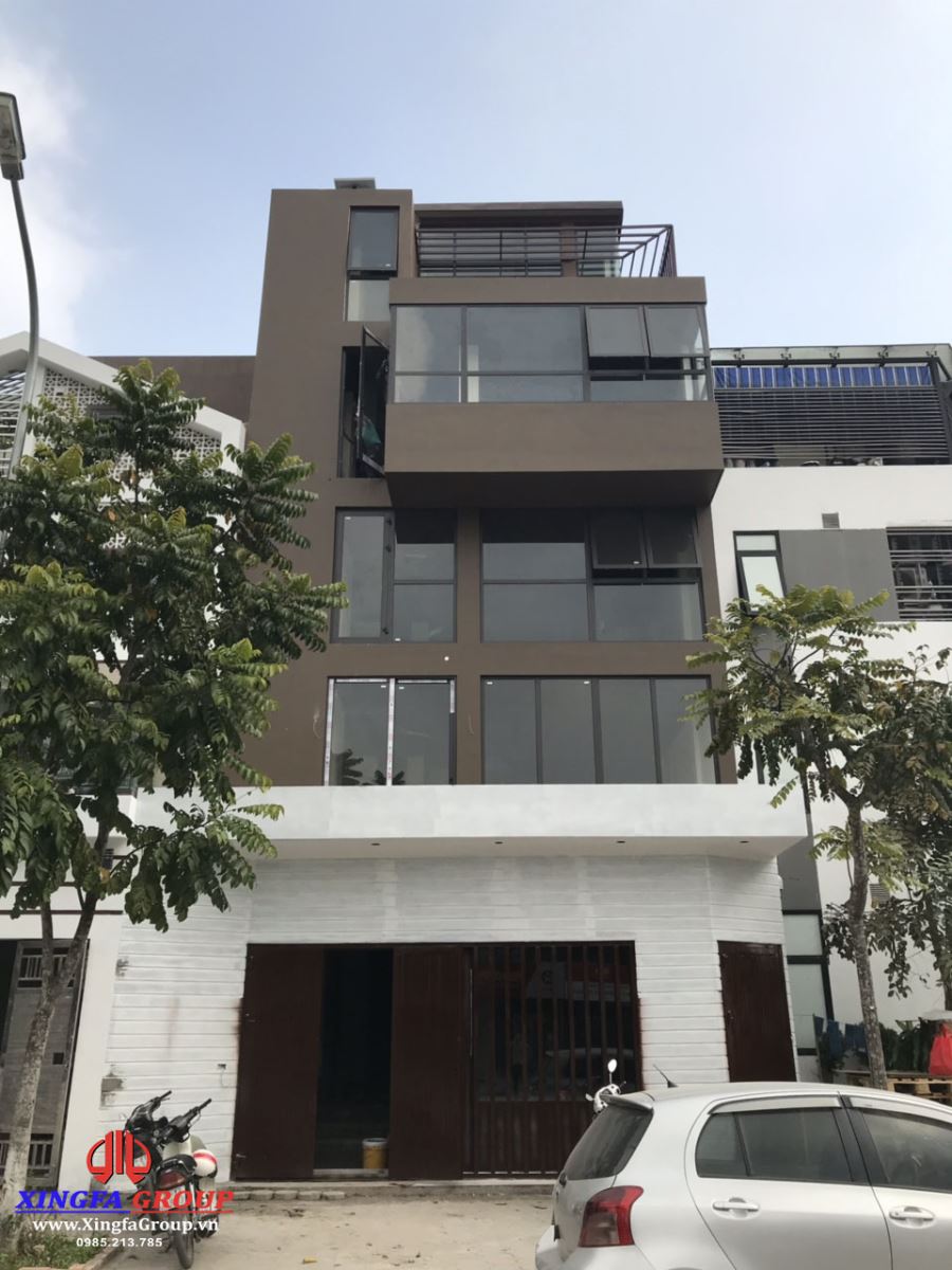Thi Công Cửa Nhôm Xingfa Tại Hoàng Như Tiếp, Long Biên, Hà Nội