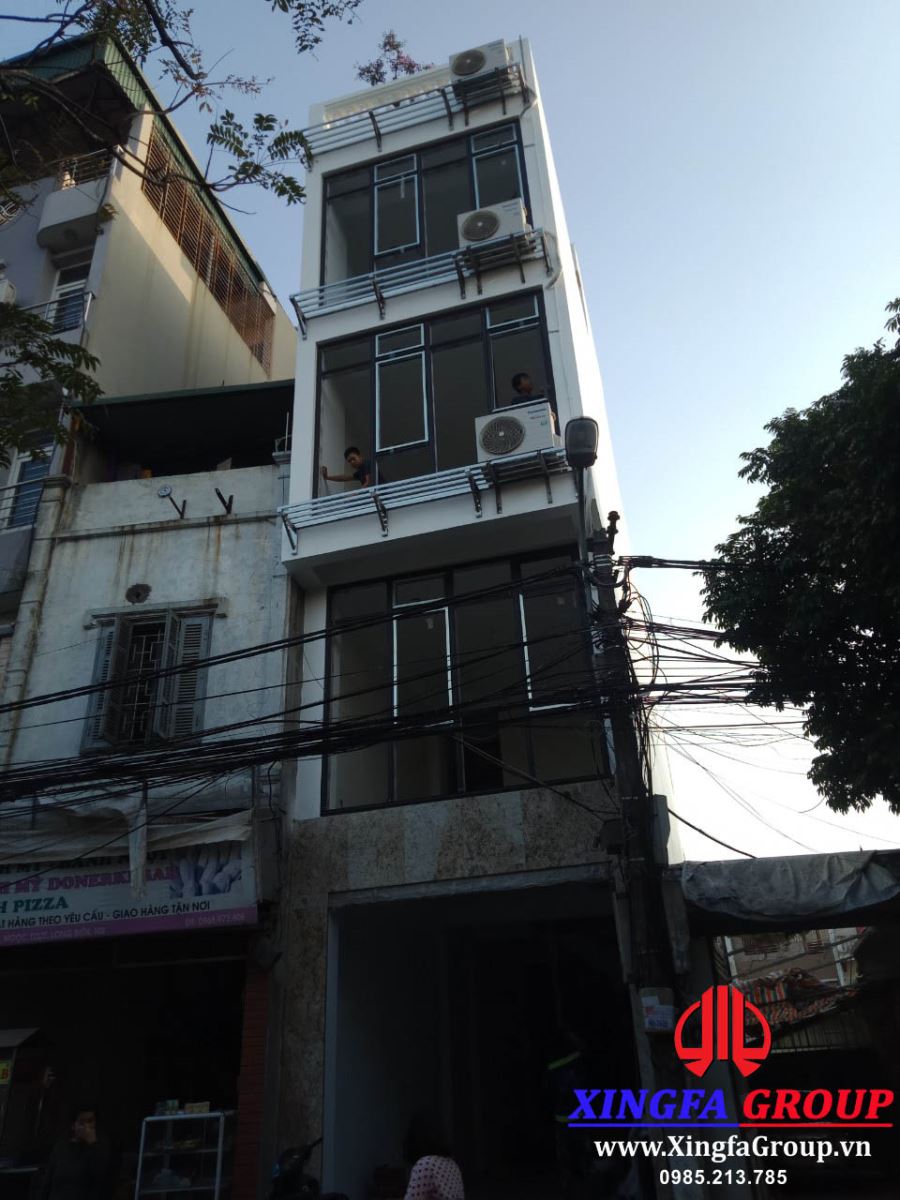 Công Trình Thi Công Cửa Nhôm Xingfa Tại Ngọc Thụy, Long Biên, Hà Nội
