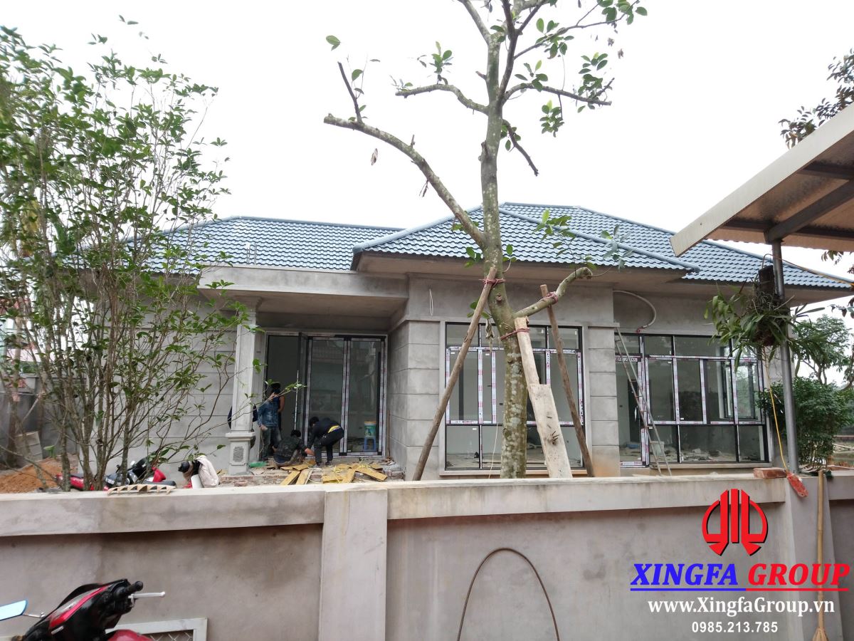 Công Trình Lắp Đặt Cửa Nhôm XINGFA Tại Thạch Thất, Hà Nội