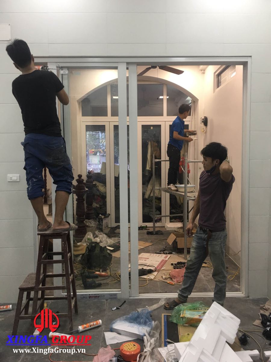 Công Trình Lắp Đặt Cửa Nhôm Xingfa Tại Vũ Tông Phan, Hà Nội