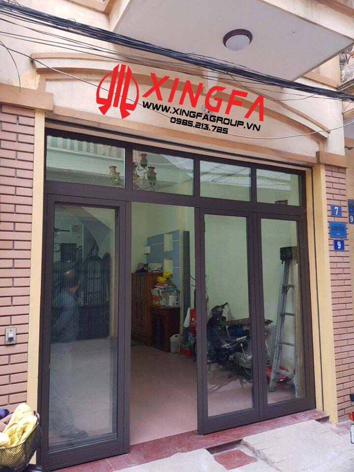 Công Trình Lắp Đặt Cửa Nhôm Xingfa Tại Ngô Gia Tự, Long Biên, Hà Nội