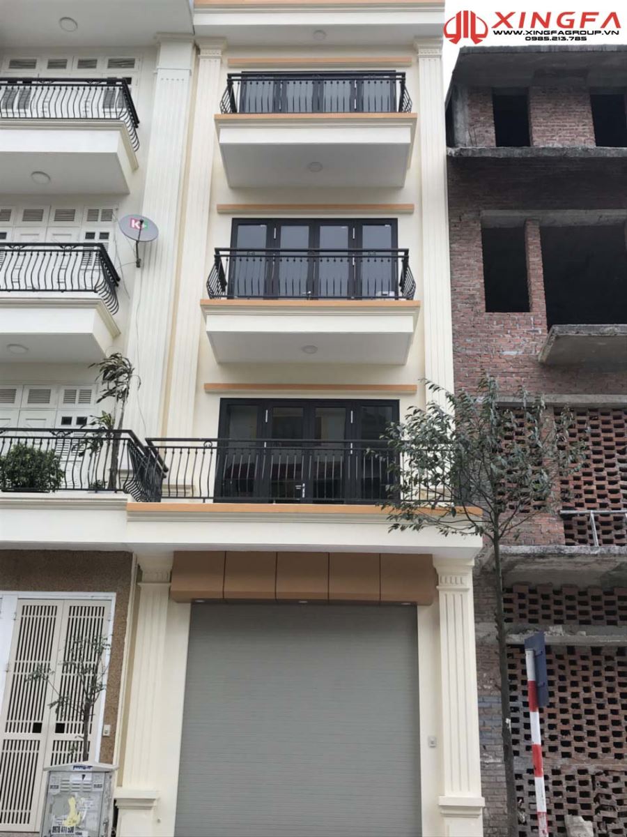 Công Trình Cửa Nhôm Cầu Cách Nhiệt Tại Đường Chiến Thắng, Hà Đông