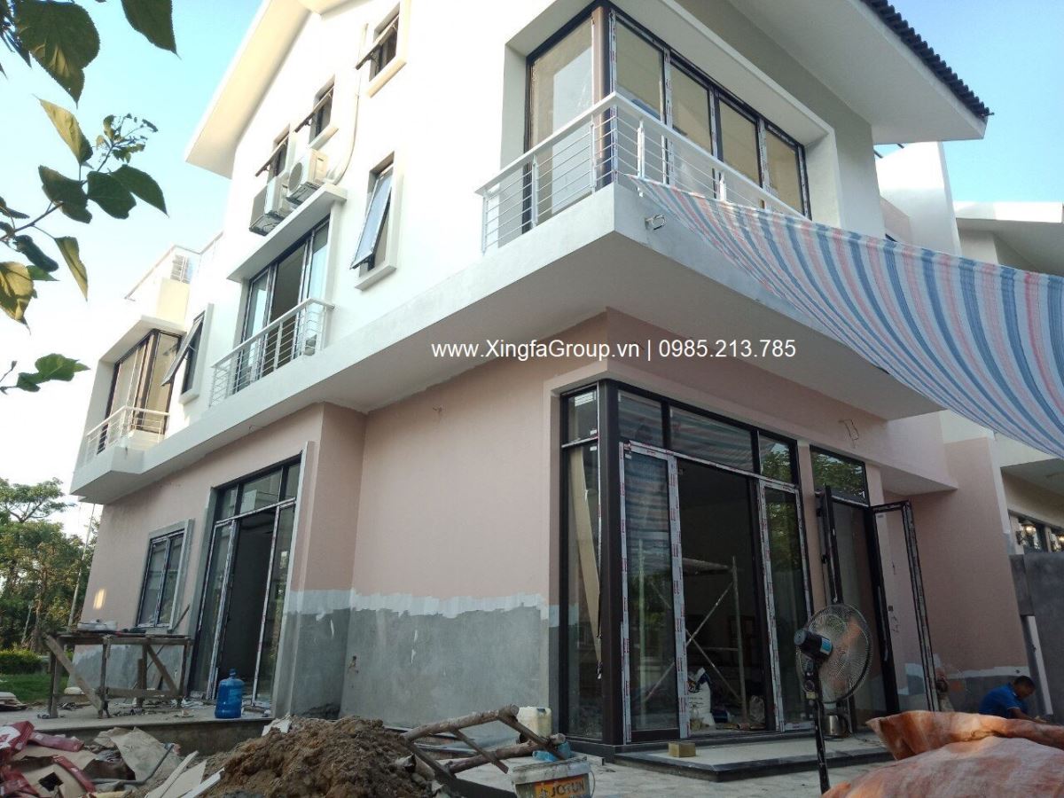 Thủ Đô Group Lắp Đặt Cửa Nhôm XINGFA Tại Xanh Villas, Thạch Thất, Hà Nội