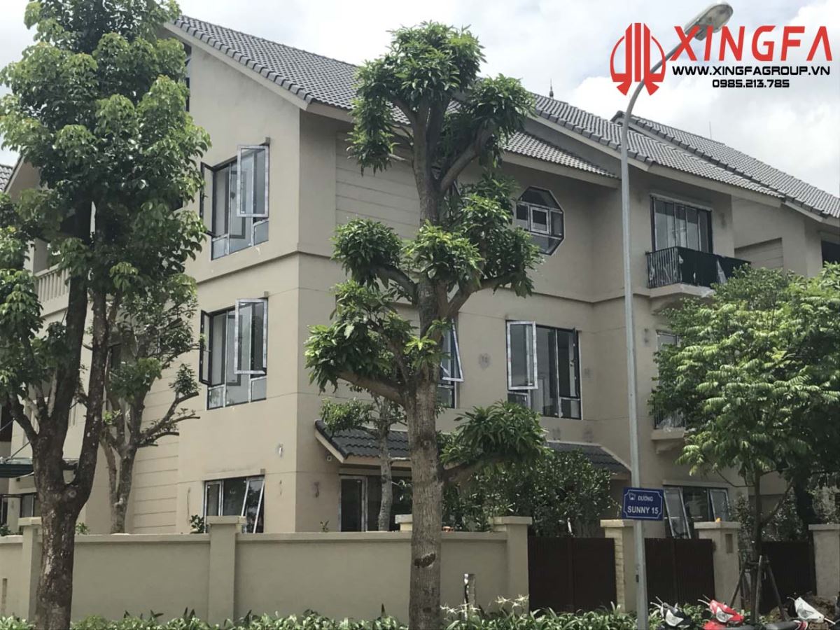 Công Trình Sử Dụng Cửa Nhôm Xingfa Tại Sunny Garden, Quốc Oai