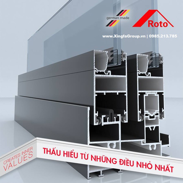 Cửa Nhôm ROTO Nhập Khẩu & Phụ Kiện ROTO Chính Hãng 100%