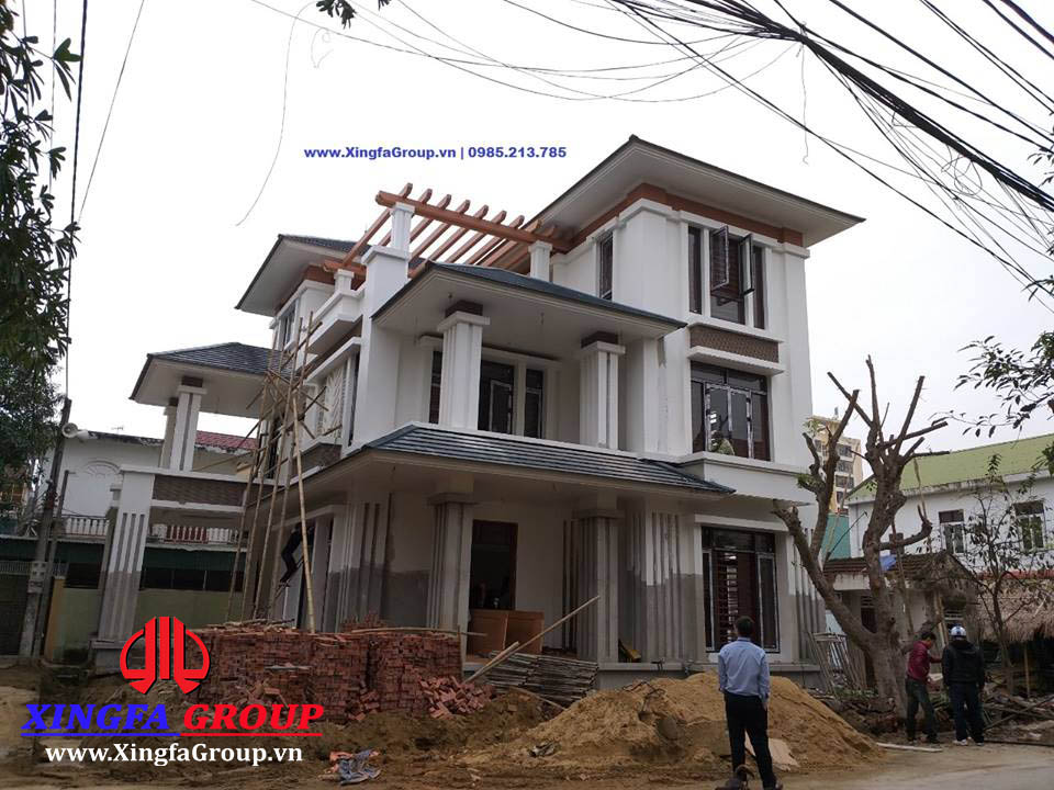 Công Trình Thi Công Cửa Nhôm Xingfa Tại Phan Bội Châu, Vinh, Nghệ An