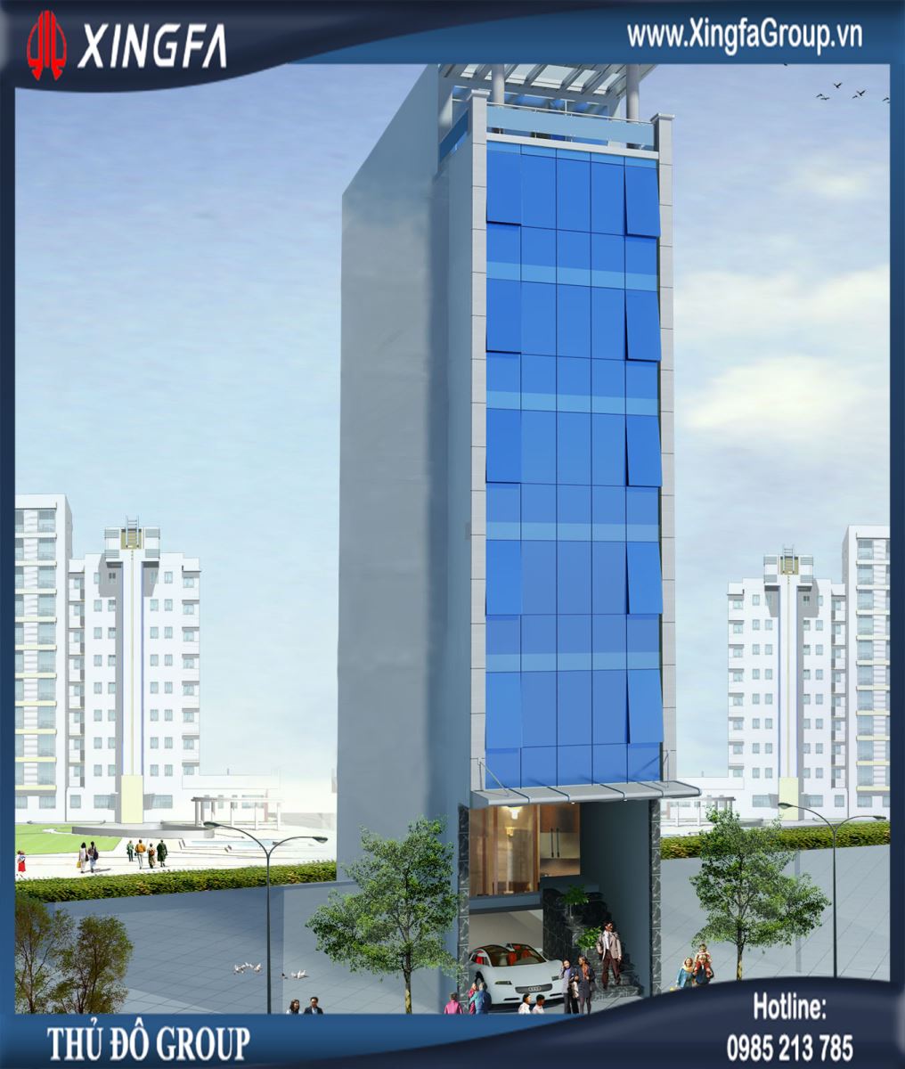 Vách Dựng Kính Phản Quang