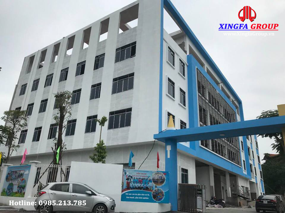 Công Trình Lắp Đặt Cửa Nhôm XINGFA Tại Trường Học Koala House